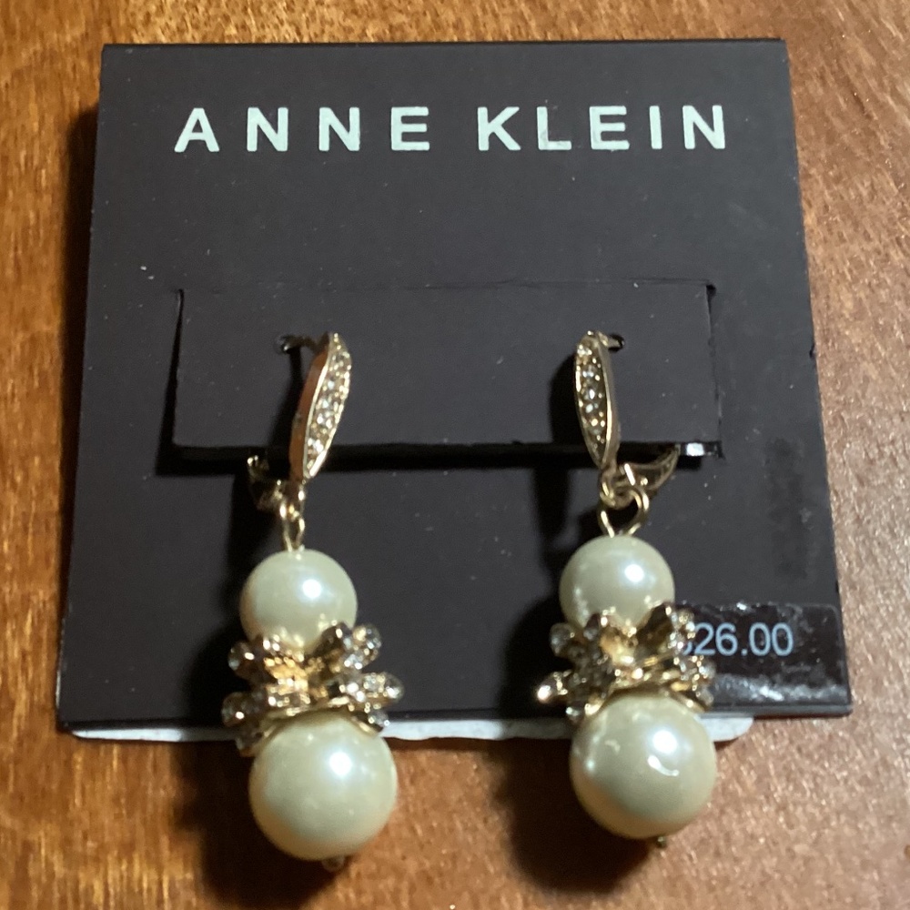 Anne Klein Drop Earrings New
